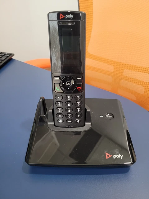 Cordless Polycom D230 (Black) VoIP Compatible