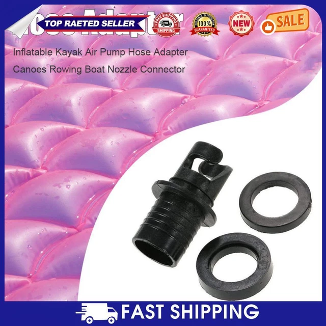 HOT Kayak Air Pump Hose Adapter Inflatable Rowing Boat Air Valve Nozzle Connecto