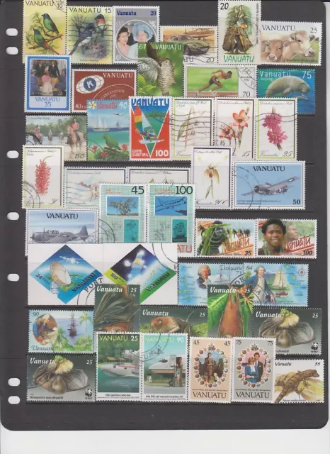 Vanuatu - 77no Mint & used different stamps (1980-2020) (CV$102)