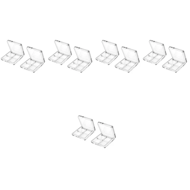 10 pz custodia ombretti vuota contenitore evidenziatore vuoto