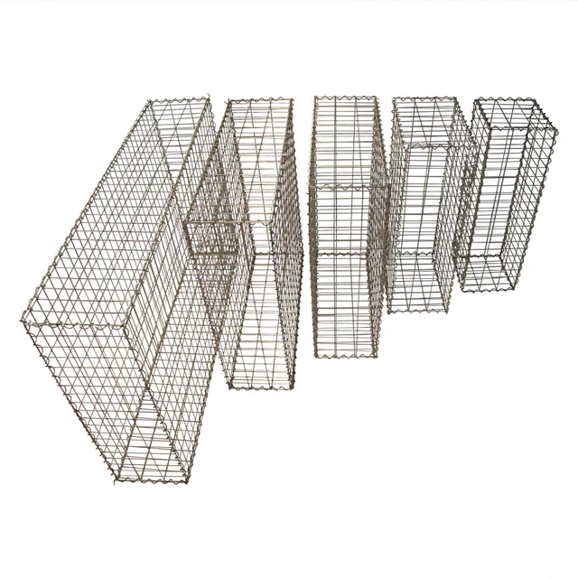Gabionen 100x150x30cm Steingabionen Mauer Sichtschutz Zaun Wand Schüttkorb Draht