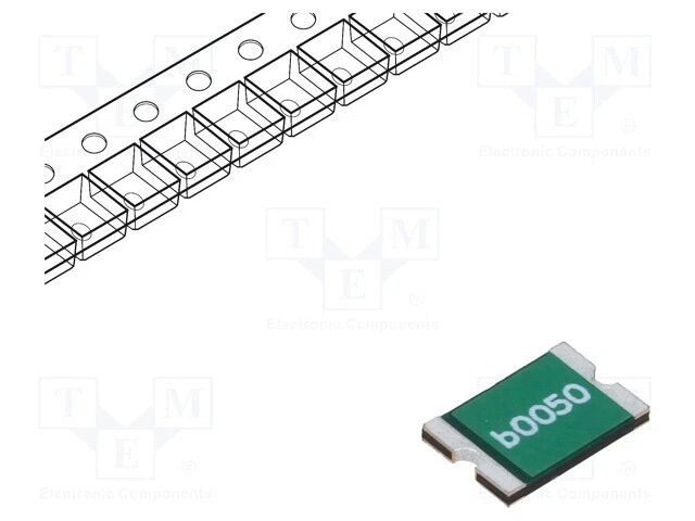 Sécurité: Ptc Polymère 0,5A Imax: 100A Geh : 2920 0ZCF 0ZCF0050FF2C Smd-Polymer