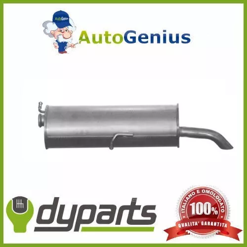 Marmitta Silenziatore Posteriore Peugeot 307 (3A/C) 1.6 16V 2000> 45600