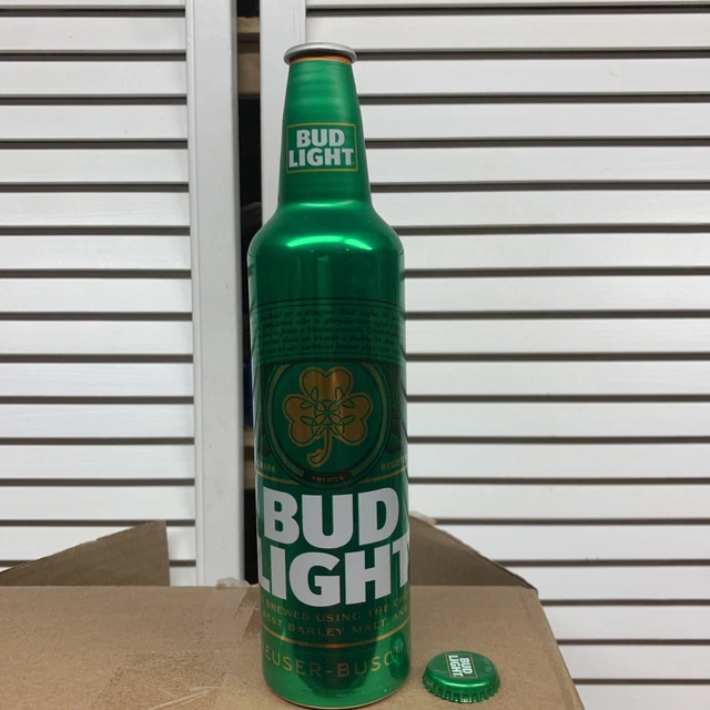 BUD LIGHT ST. Patricks Day Aluminum Beer Bottle W/Cap 2.99 PicClick
