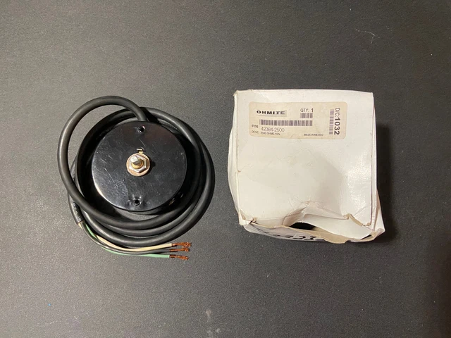 New In Box Ohmite Rotary 2500 Ohms Rheostat 42384-2500