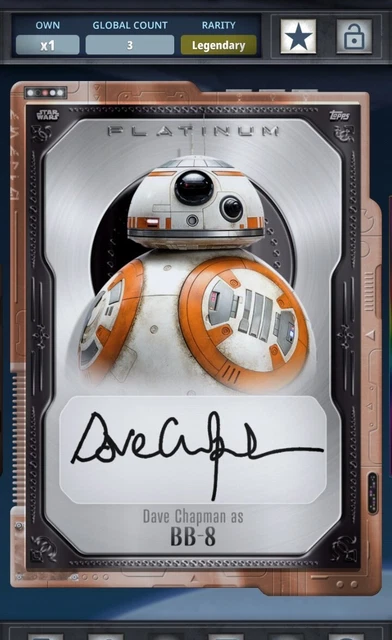 BB8 Platinum - Signature Card - Bronze - 3cc