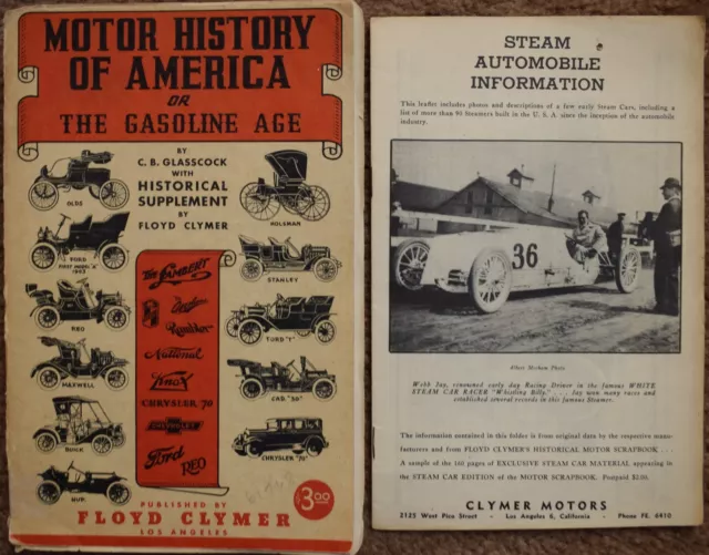Motor History of America or, The Gasoline Age with Historical Supplement and Ste