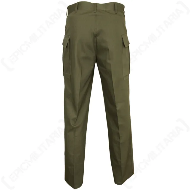 WW2 US Army HBT OD7 Trousers - Reproduction American Olive Drab Military 3