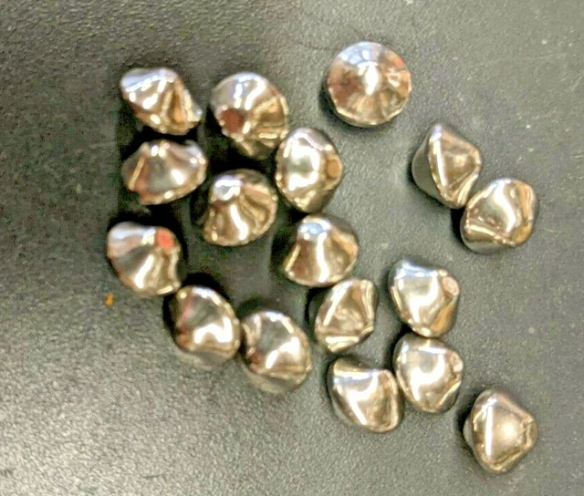 2 LB 1/8" ( 5 x 7 mm ) 304 Stainless Steel Ballcone Tumbling/Burnishing Media