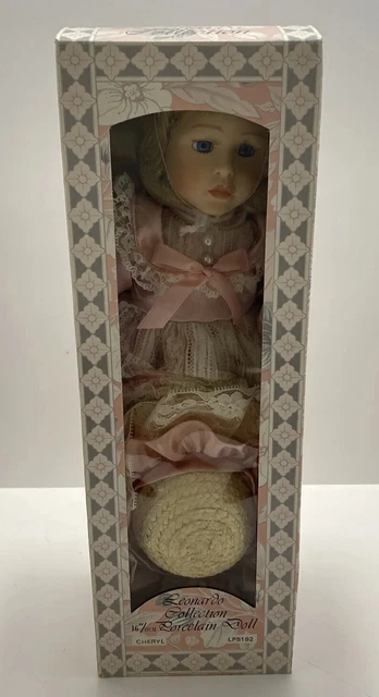 Vintage Leonardo Collection CHERYL Porcelain Doll 40 cm LP5192 Vgc