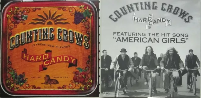 Counting Crows 2002 Hard Candy 2 Sided promo poster/flat Flawless New Old Stock