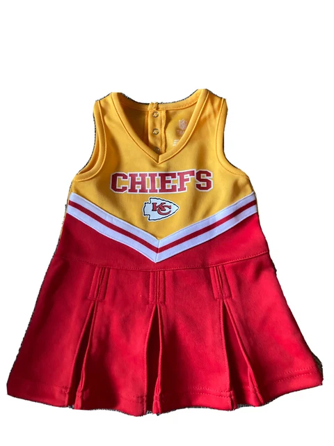 Kansas City Chiefs NFL Football Cheerleader Outfit   Infant Size 12 Months