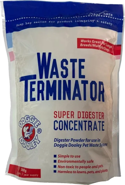 Doggie Dooley Waste Terminator Digester Powder, 1 Year Supply