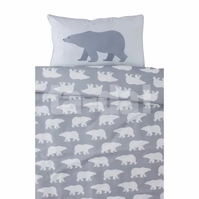 Polar Bear baby cot bed bedding set