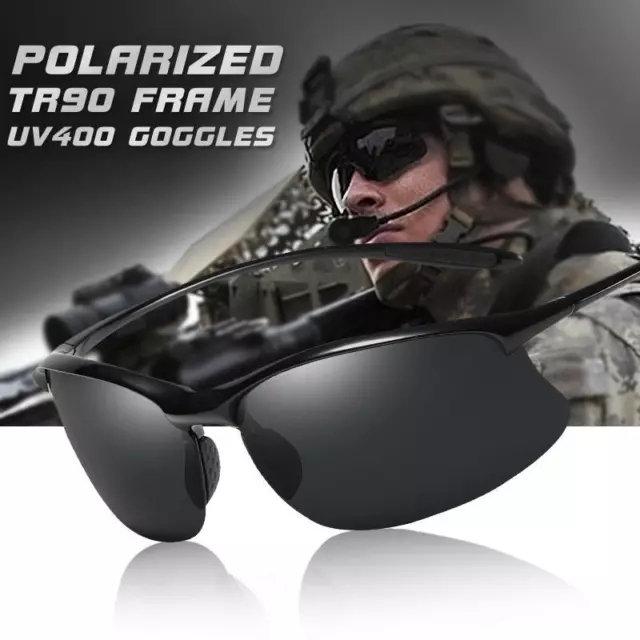 Top Ultralight Tr90 Polarized Sunglasses Anti-uv Driving Men Shades Male Militar