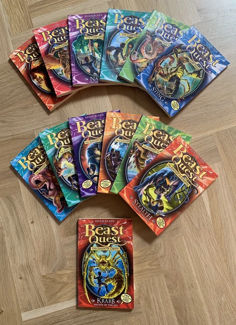 LIVRE BEAST QUEST Series 3 & 4 13,14,15,16,17,18,19,20,21,22,23,24,25 ...
