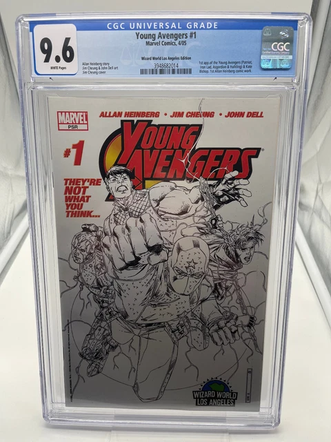 Young Avengers #1 Wizard World LA Sketch Variant 1st Appearance Key CGC 9.6 NM+