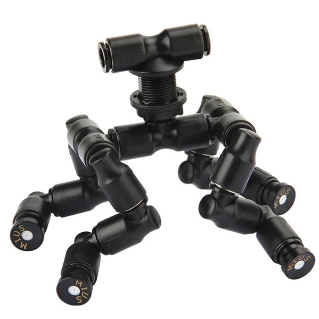 Reptiles Fogger Mist Sprinkler Rainforest Tank 360 Adjustable Aquarium Aqua W6C4