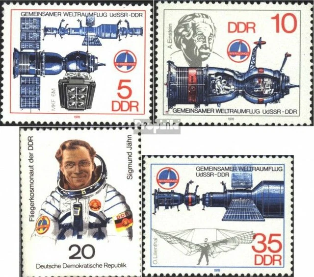 DDR 2359-2362 (kompl.Ausgabe) postfrisch 1978 Weltraumflug UdSSR-DDR