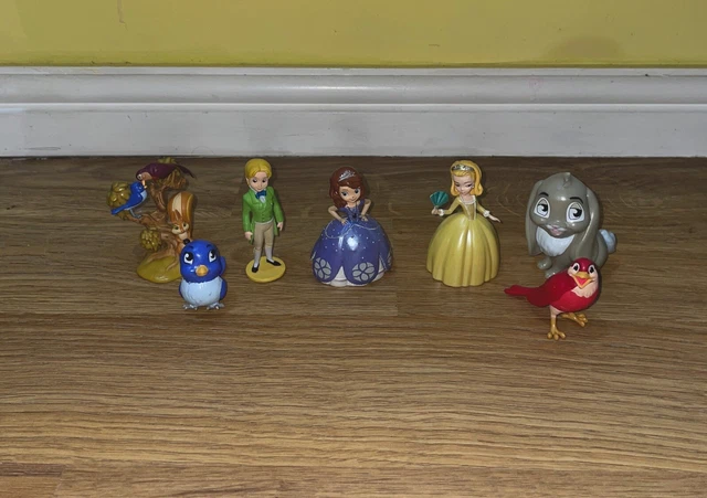 DISNEY SOFIA THE First Figures Dolls Cake Toppers Toys Bundle Job-lot ...