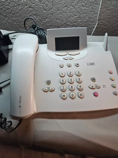 T- Sinus 720 PA 720PA ISDN Telefon weiss mit Anrufbeantworter