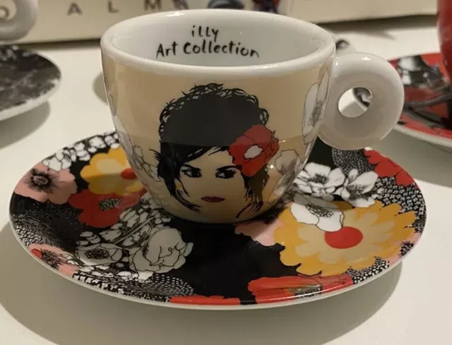 illy art collection Pedro Almodovar 2009 Tazzina Caffè + Piattino - Nuova E Rara