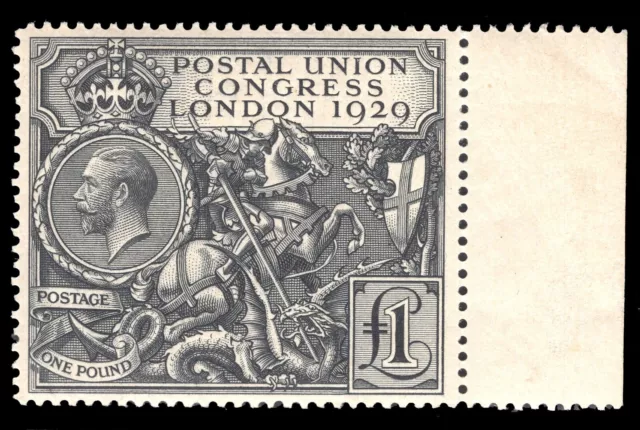 Momen: Great Britain Sg #438 1929 Seahorse Mint Og Nh Xf £750+++ Lot #65003