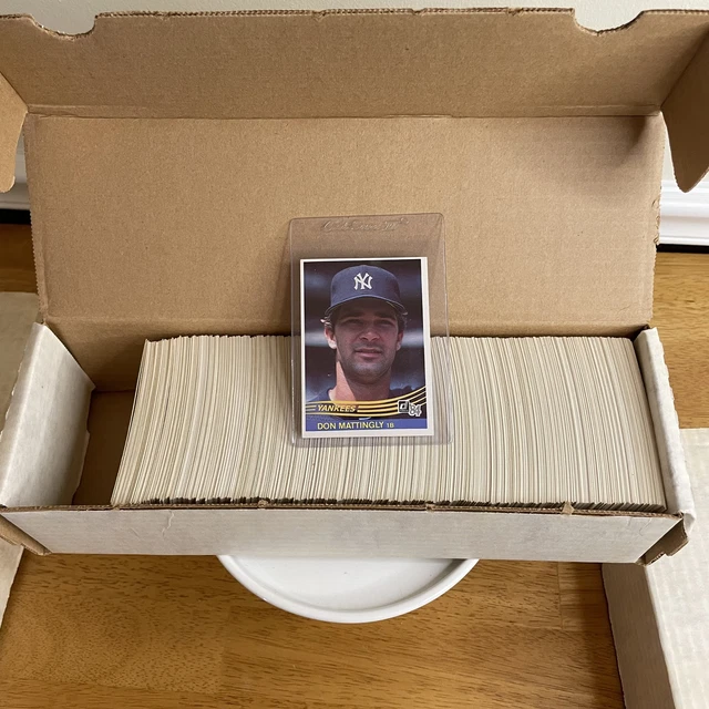 1984 Donruss baseball complete set (boxed) - Don Mattingly/Carter RC