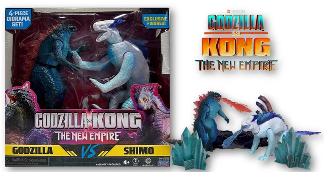 GODZILLA X KONG The New Empire Godzilla Vs Shimo Confezione da 2 NUOVA