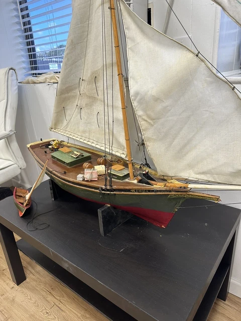 Large Schooner Emma C. Berry  Custom Built For R/C With Ballast Or Display !