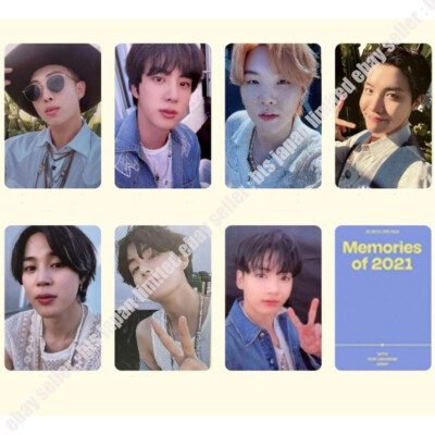 BTS MEMORIES 2021 Official photocard RM JIN SUGA J-HOPE JIMIN V ...