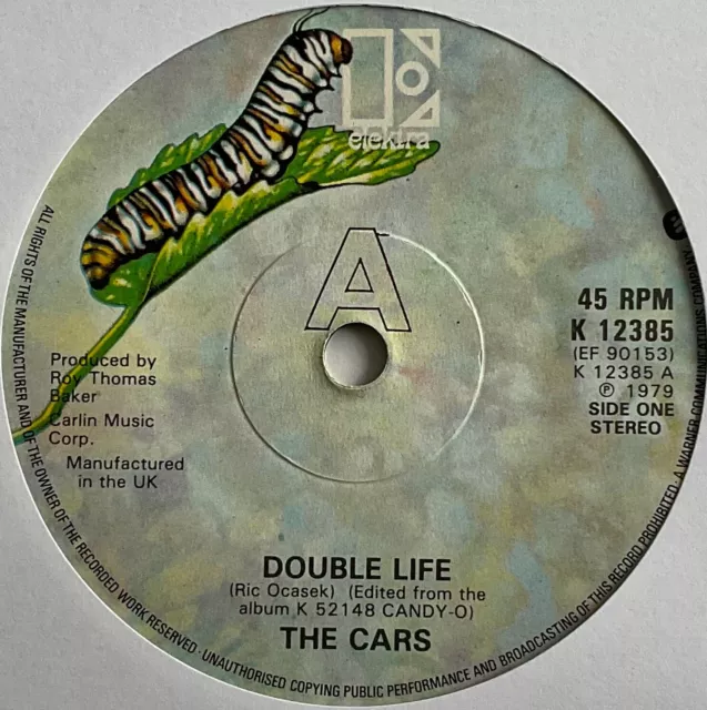 The Cars - Double Life - 7” Vinyl Single