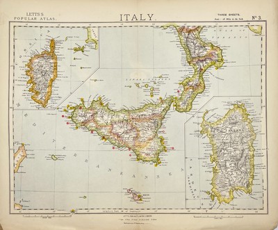ANTIQUE MAP OF Europe Map of - Antique Map Of Europe Map Of Italy 