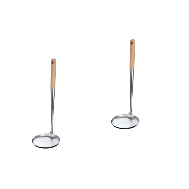 2 Pack Youdunzi Holz Bratlöffel Umrühren Asiatische Schöpfkelle