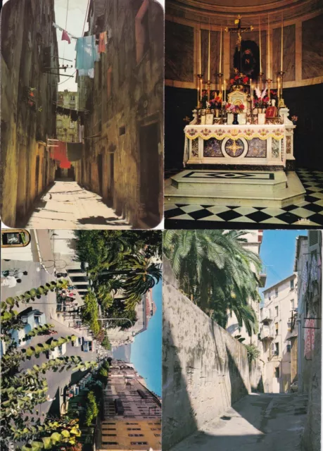 Lot de 4 cartes postales postcards 10x15cm AJACCIO CORSE