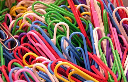 LARGE PAPER CLIPS JUMBO SIZE ASSORTED COLORS QUALITY ITEM PAPERCLIPS 50mm Metal