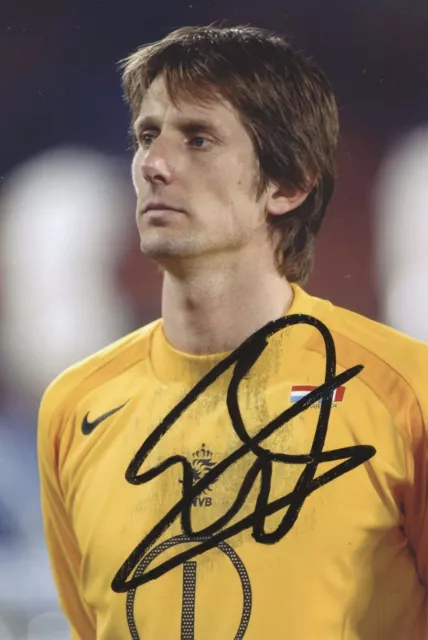 Edwin van der Sar   original signiertes Foto 10 x 15 cm