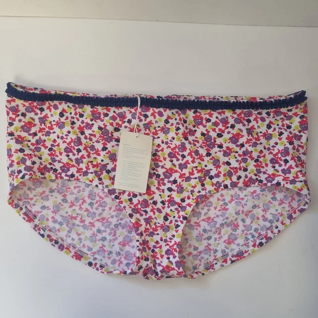 Boden Womens Multicoloured Floral Bikini Bottoms - Size 18 UK