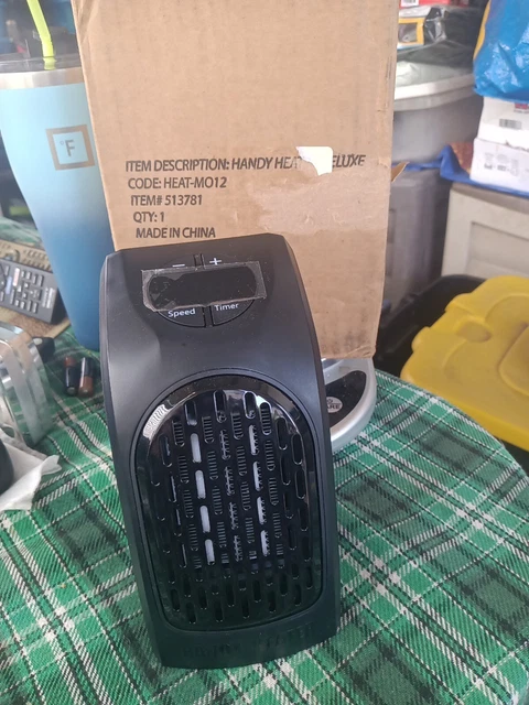 New in Box Handy Heater Plug-In Personal Heater for Quick and Easy Heat