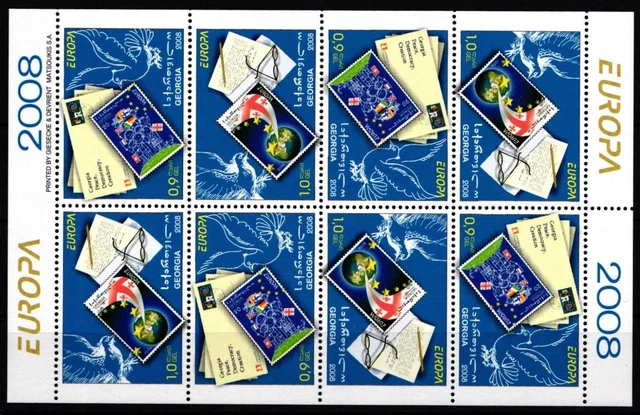 Georgien H-Blatt mit 560-561 D postfrisch Cept #JI108
