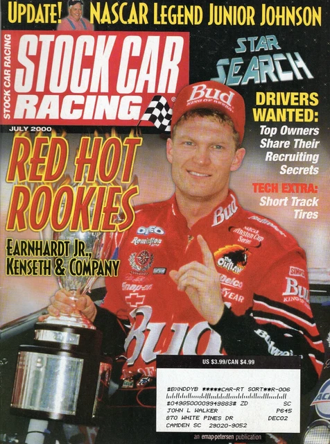 STOCK CAR RACING Magazine - July 2000 - Class of 2000, Mike Miller, * £ ...