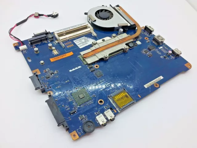 Toshiba Satellite L455D AMD CPU+ Motherboard+ Heatsink K000085470 LA-5831P AS IS
