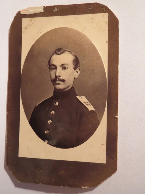 Berlin - Soldat in Uniform - Regiment Nr. 77 - Portrait / CDV