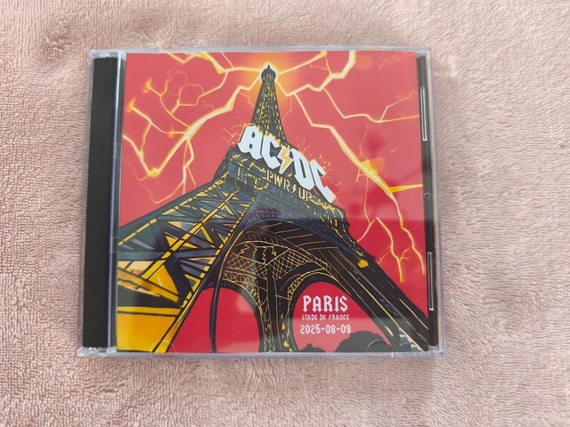 DOUBLE CD LIVE AC/DC Paris Stade de France - 2025-08-09 Good audience ...