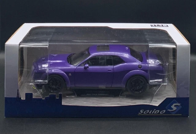 1:18 Solido Dodge Challenger R/T Scat Pack Widebody - Plum Crazy - 2020