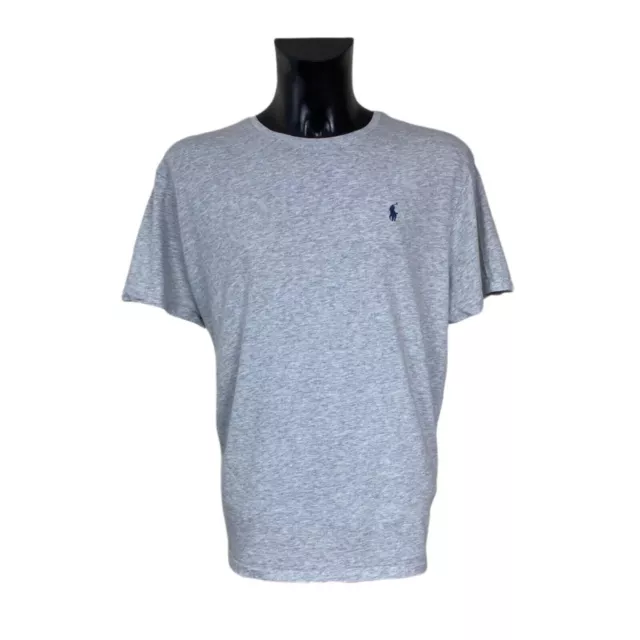 Polo Ralph Lauren Emblématique Logo Cavalier Gris Melange Logo. Taille : Xl