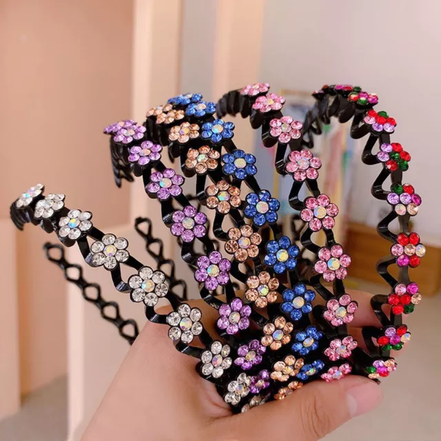 Hairbands Headwear Headband Rhinestone Hair Hoop Bangs Clip Hair Accessories