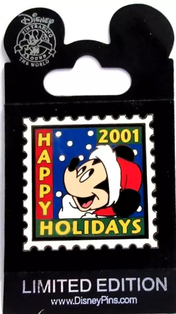 Disney Auctions Exclusive Happy Holidays Santa Mickey Christmas Pin - LE of 100