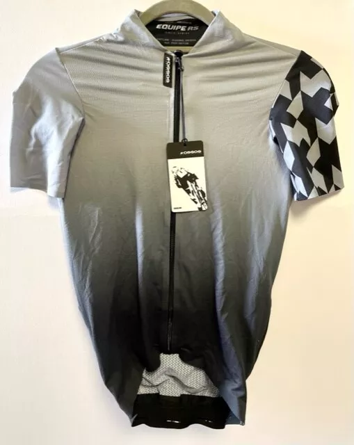 Assos Men's Equipe RS Prof Edition Jersey, Gerva Grey, Size S