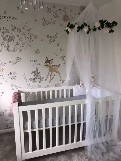 Baby bedroom beige Wall decor Disney Characters Wall Mural photo Wallpaper 3